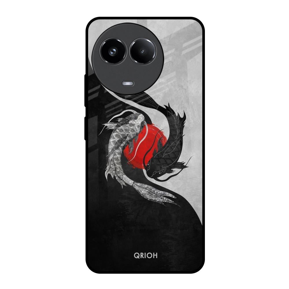 Japanese Art Realme 11x 5G Glass Back Cover Online