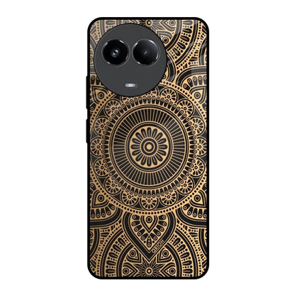 Luxury Mandala Realme 11x 5G Glass Back Cover Online