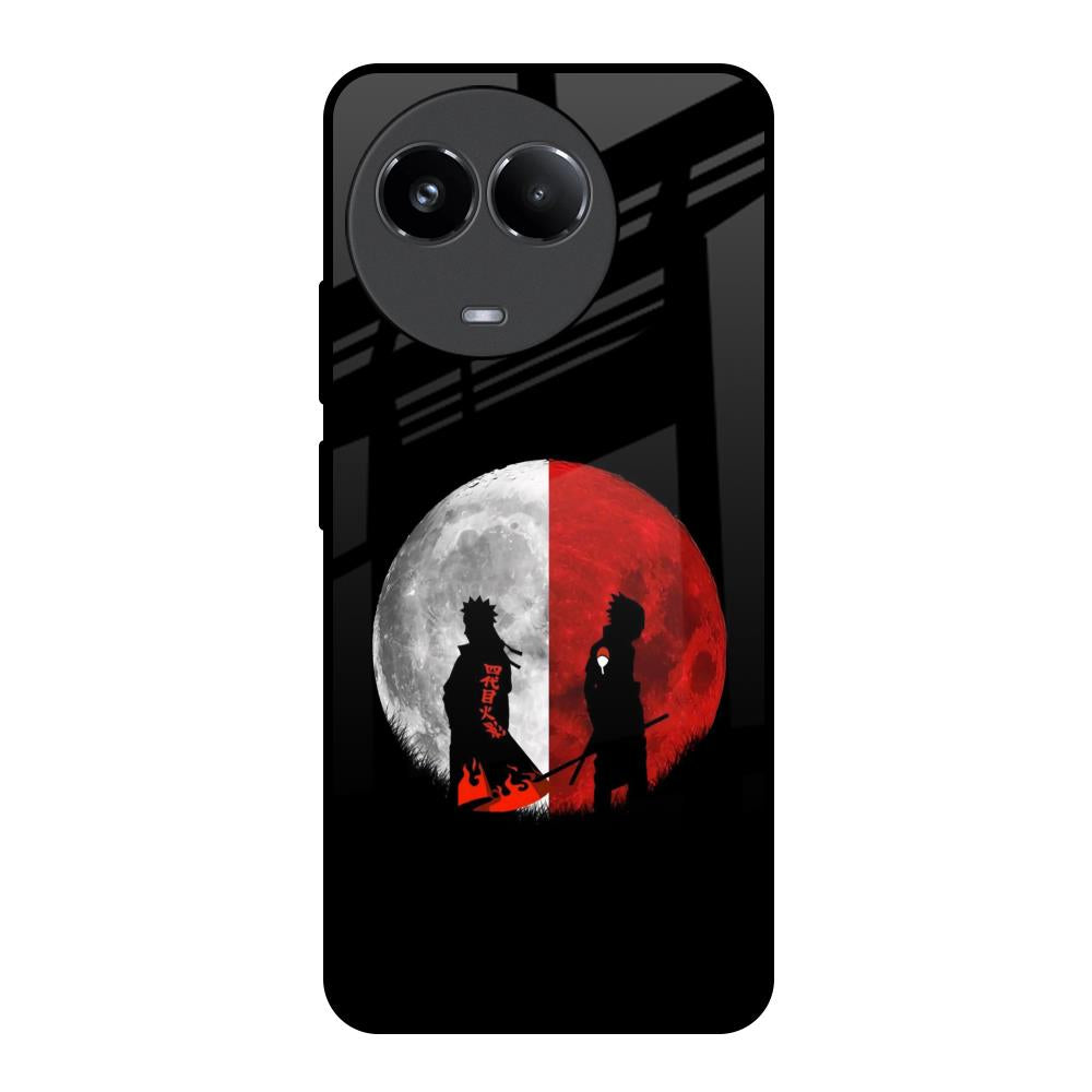 Anime Red Moon Realme 11x 5G Glass Back Cover Online