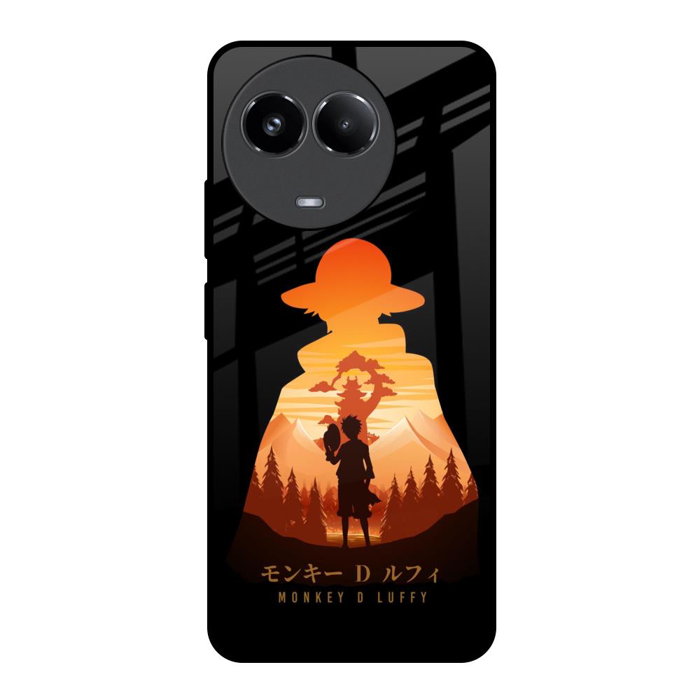 Luffy One Piece Realme 11x 5G Glass Back Cover Online
