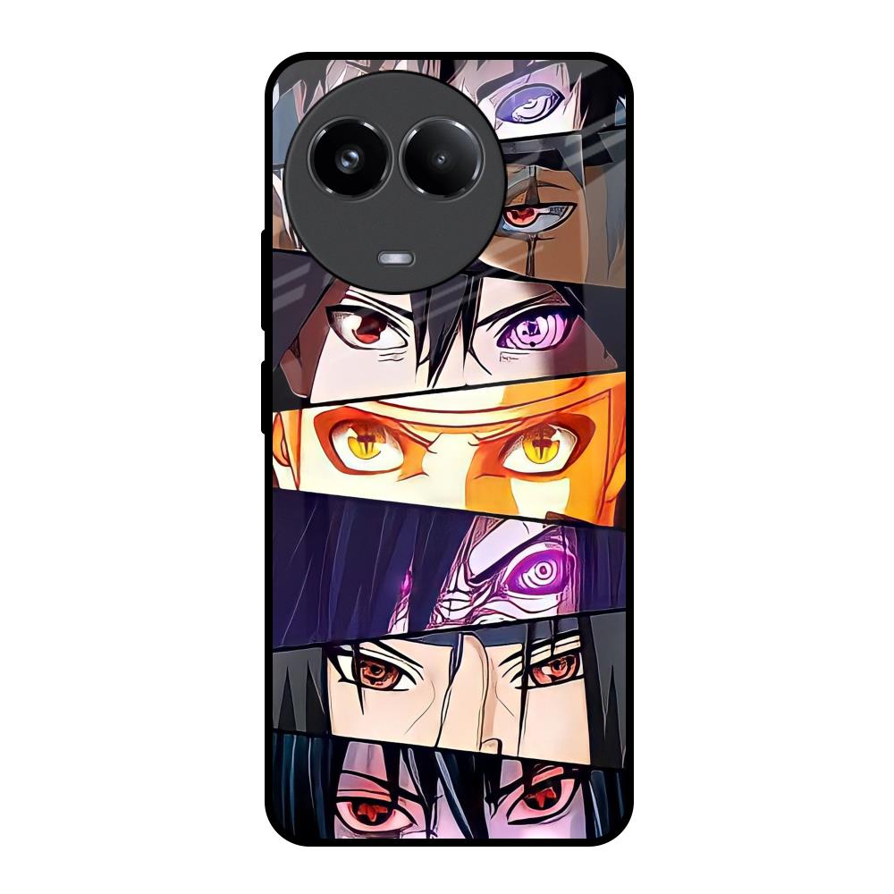 Anime Eyes Realme 11x 5G Glass Back Cover Online