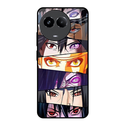 Anime Eyes Realme 11x 5G Glass Back Cover Online