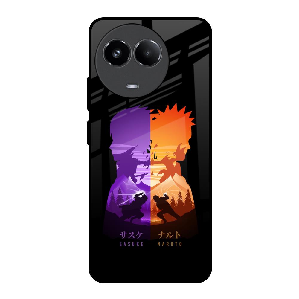 Minimalist Anime Realme 11x 5G Glass Back Cover Online