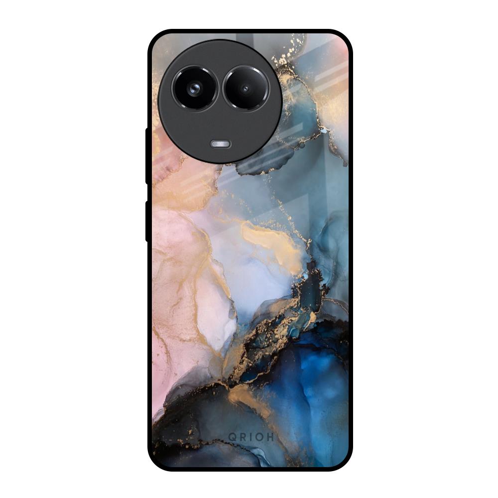 Marble Ink Abstract Realme 11x 5G Glass Back Cover Online