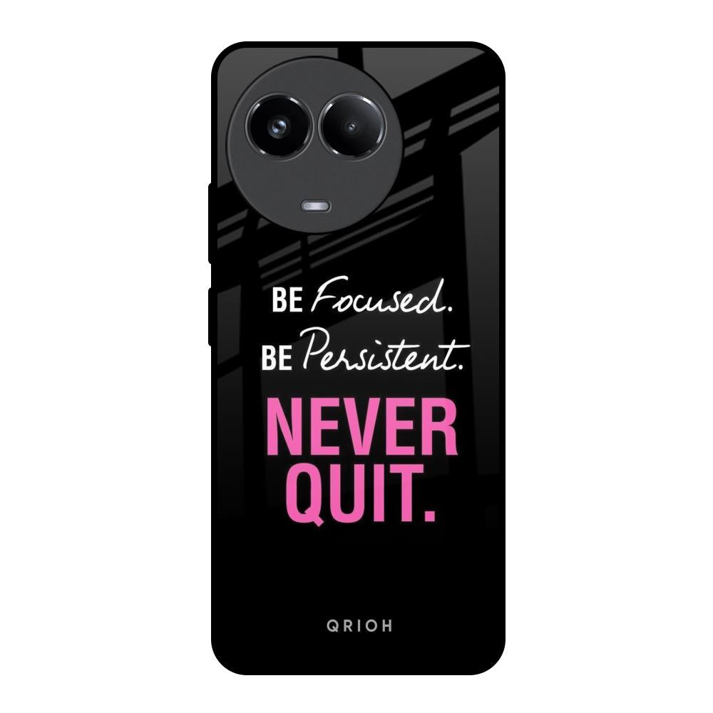 Be Focused Realme 11x 5G Glass Back Cover Online