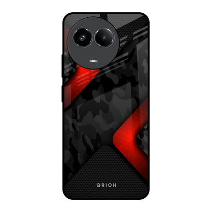 Modern Camo Abstract Realme 11x 5G Glass Back Cover Online