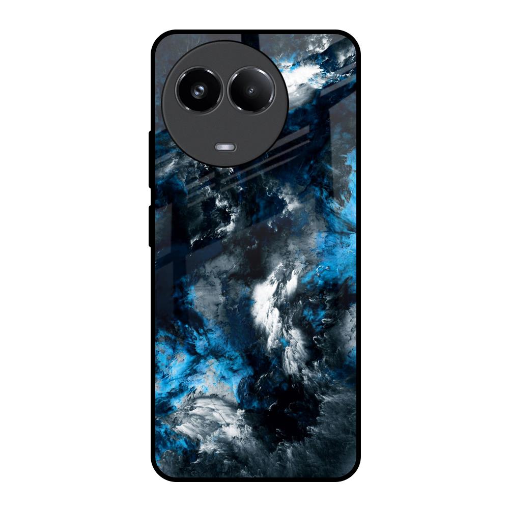 Cloudy Dust Realme 11x 5G Glass Back Cover Online