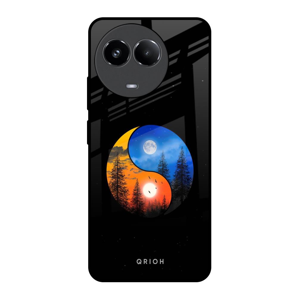 Yin Yang Balance Realme 11x 5G Glass Back Cover Online