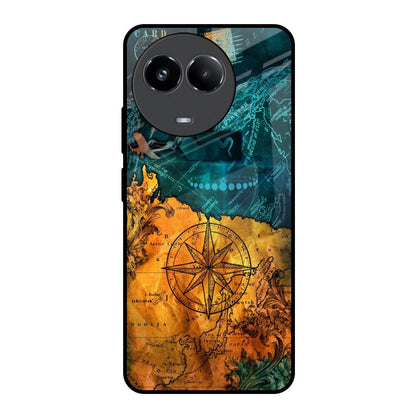 Architecture Map Realme 11x 5G Glass Back Cover Online