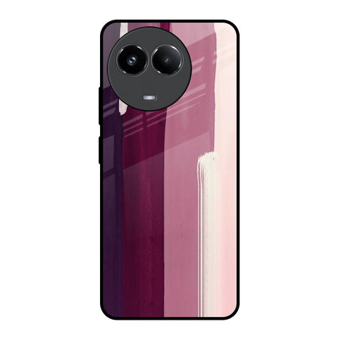 Brush Stroke Art Realme 11x 5G Glass Back Cover Online