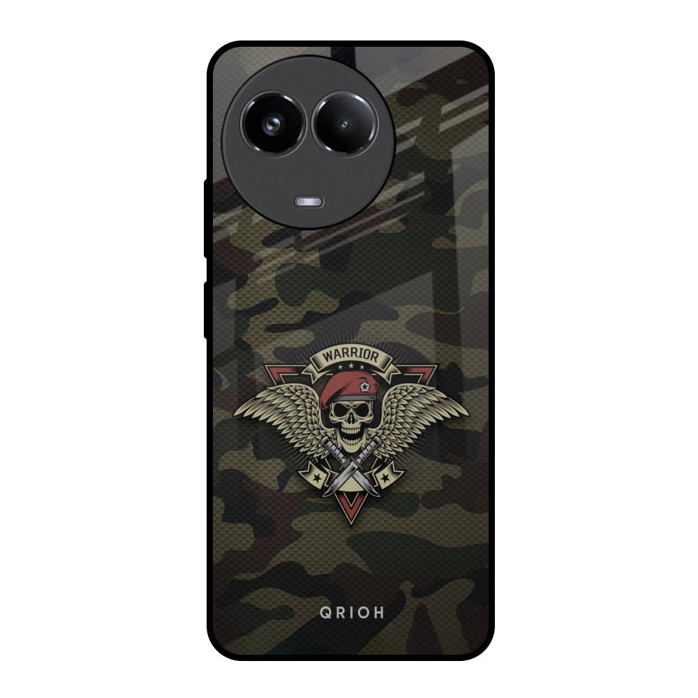 Army Warrior Realme 11x 5G Glass Back Cover Online