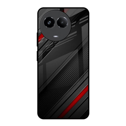 Modern Abstract Realme 11x 5G Glass Back Cover Online