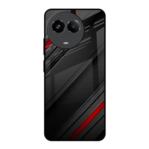 Modern Abstract Realme 11x 5G Glass Back Cover Online