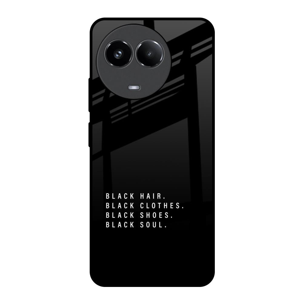 Black Soul Realme 11x 5G Glass Back Cover Online