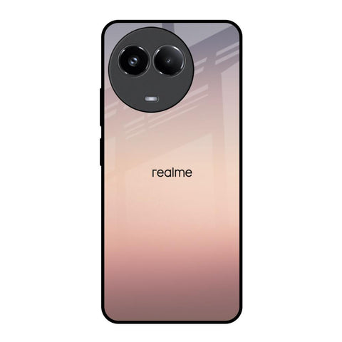 Golden Mauve Realme 11x 5G Glass Back Cover Online