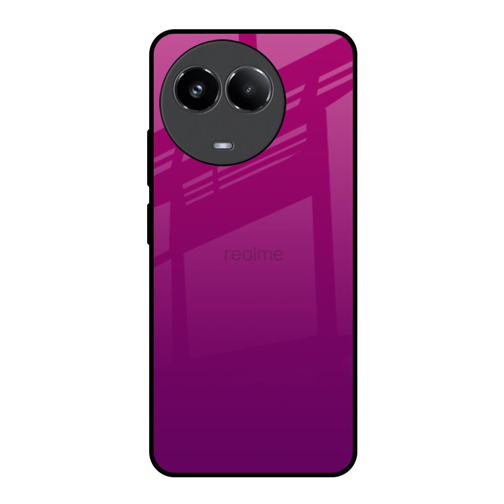 Magenta Gradient Realme 11x 5G Glass Back Cover Online