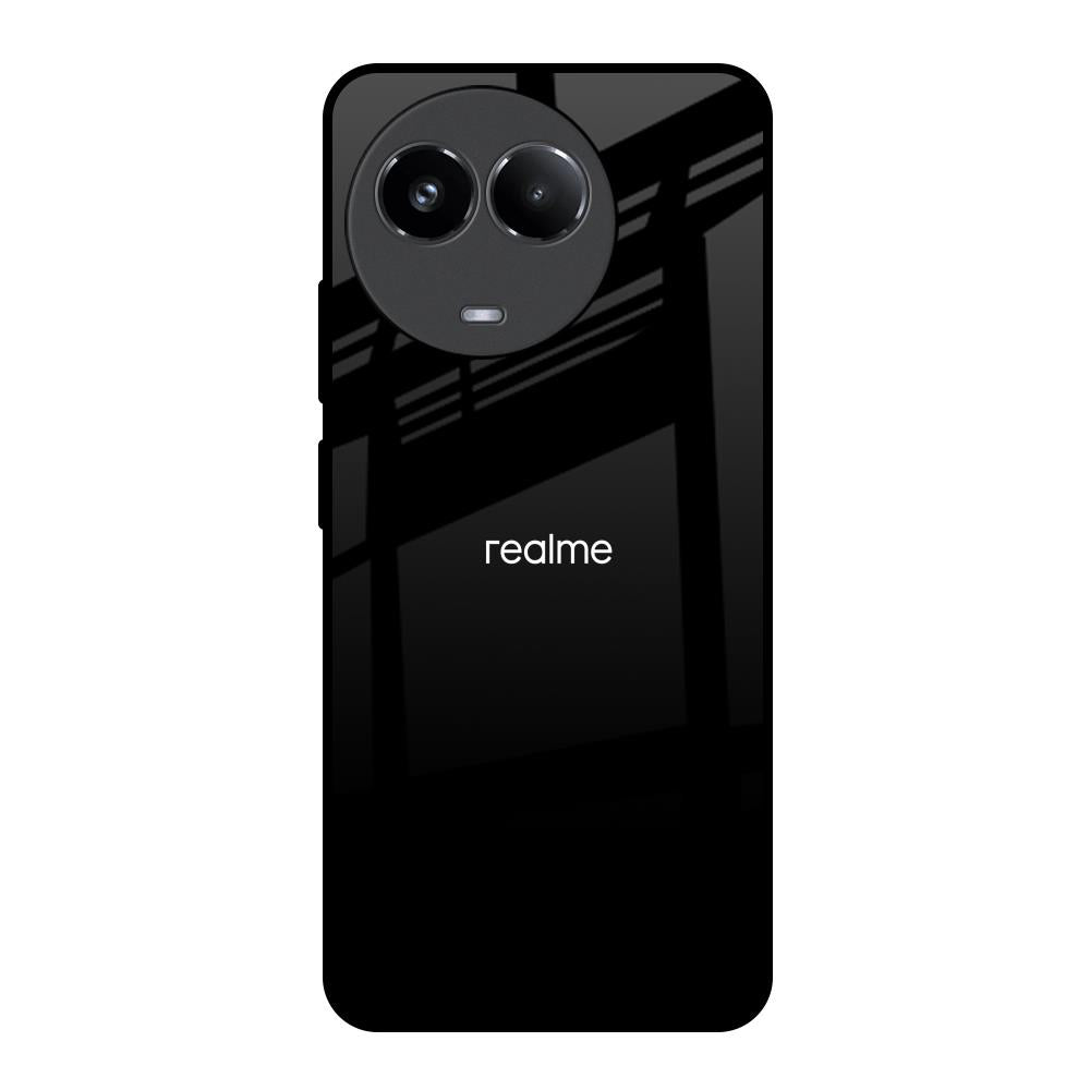 Jet Black Realme 11x 5G Glass Back Cover Online