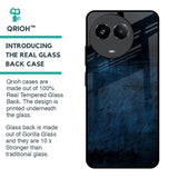Dark Blue Grunge Glass Case for Realme 11x 5G