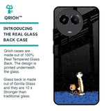 Night Sky Star Glass Case for Realme 11x 5G