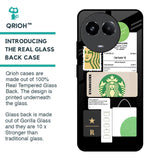 Coffee Latte Glass Case for Realme 11x 5G