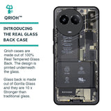 Skeleton Inside Glass Case for Realme 11x 5G