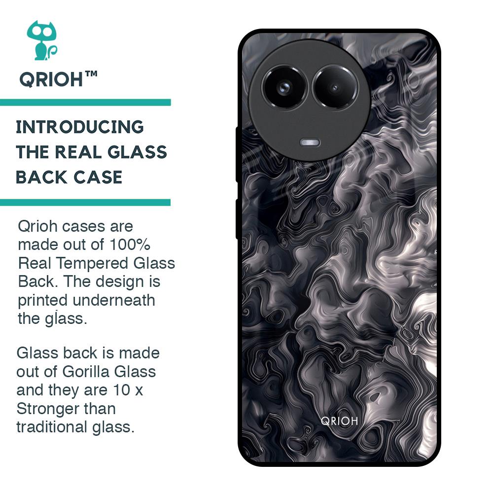Cryptic Smoke Glass Case for Realme 11x 5G