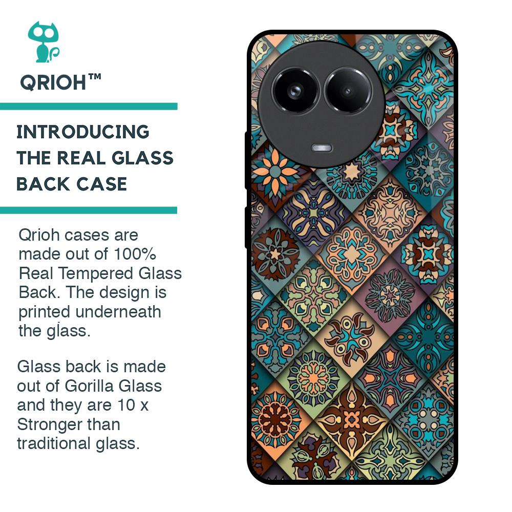 Retro Art Glass Case for Realme 11x 5G