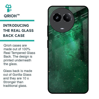 Emerald Firefly Glass Case For Realme 11x 5G