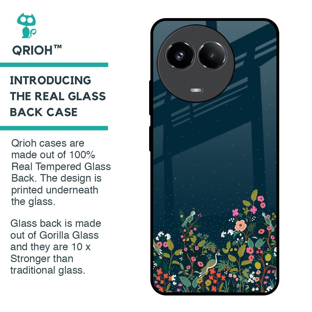 Small Garden Glass Case For Realme 11x 5G