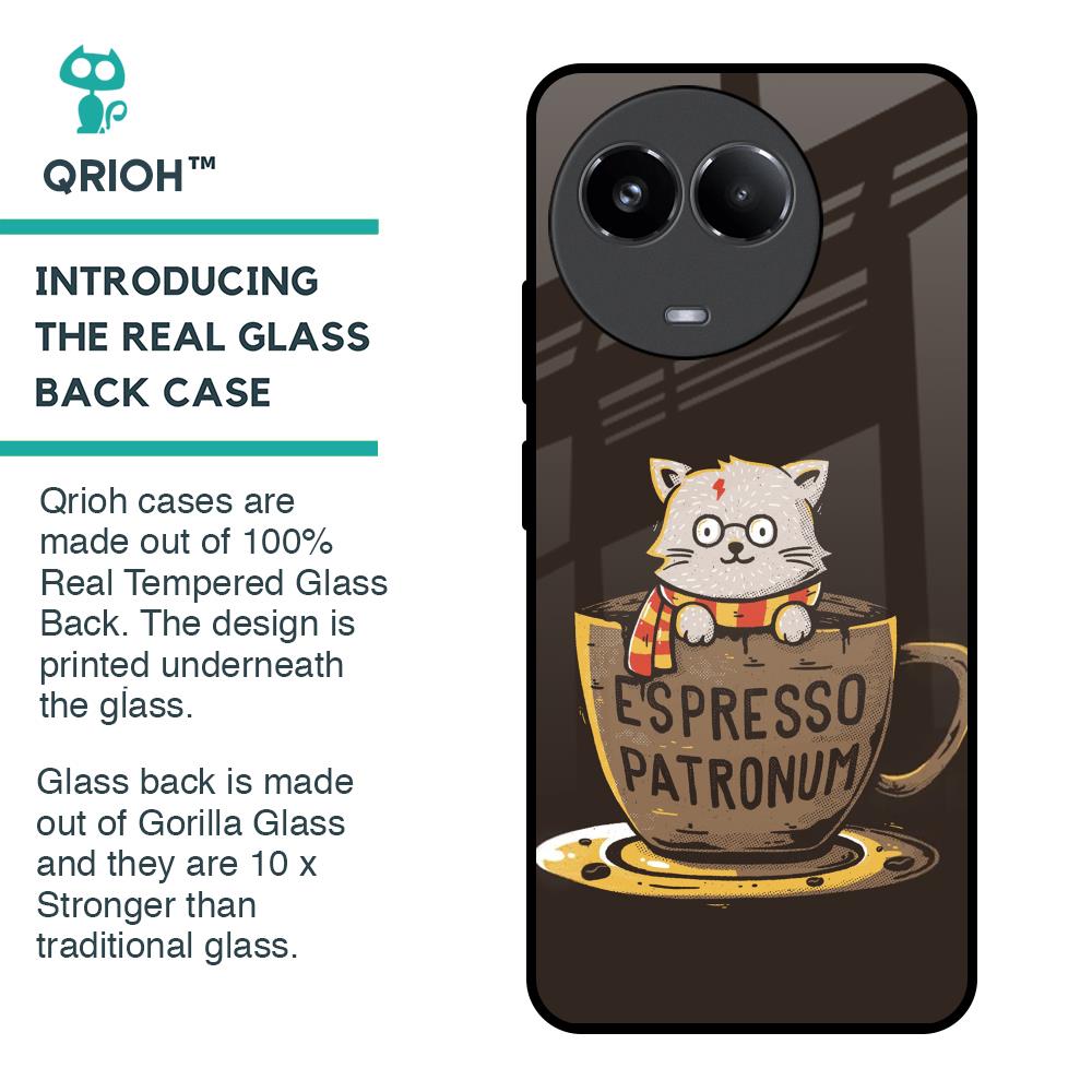 Tea With Kitty Glass Case For Realme 11x 5G