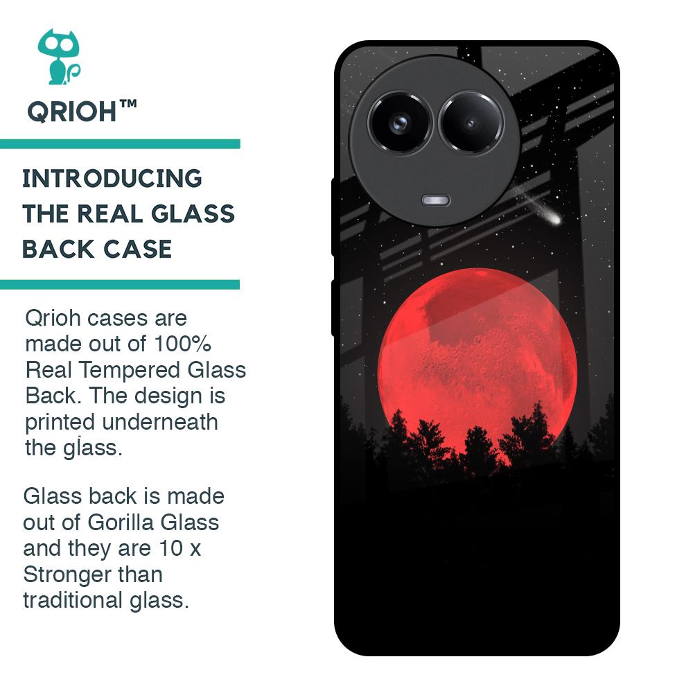 Moonlight Aesthetic Glass Case For Realme 11x 5G