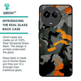 Camouflage Orange Glass Case For Realme 11x 5G