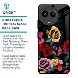 Floral Decorative Glass Case For Realme 11x 5G