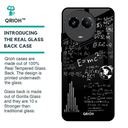 Funny Math Glass Case for Realme 11x 5G