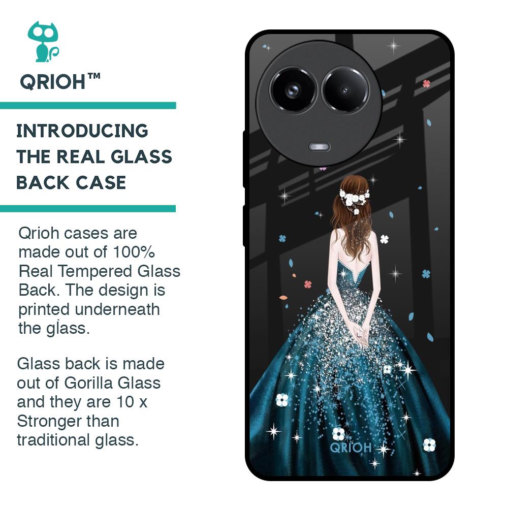 Queen Of Fashion Glass Case for Realme 11x 5G