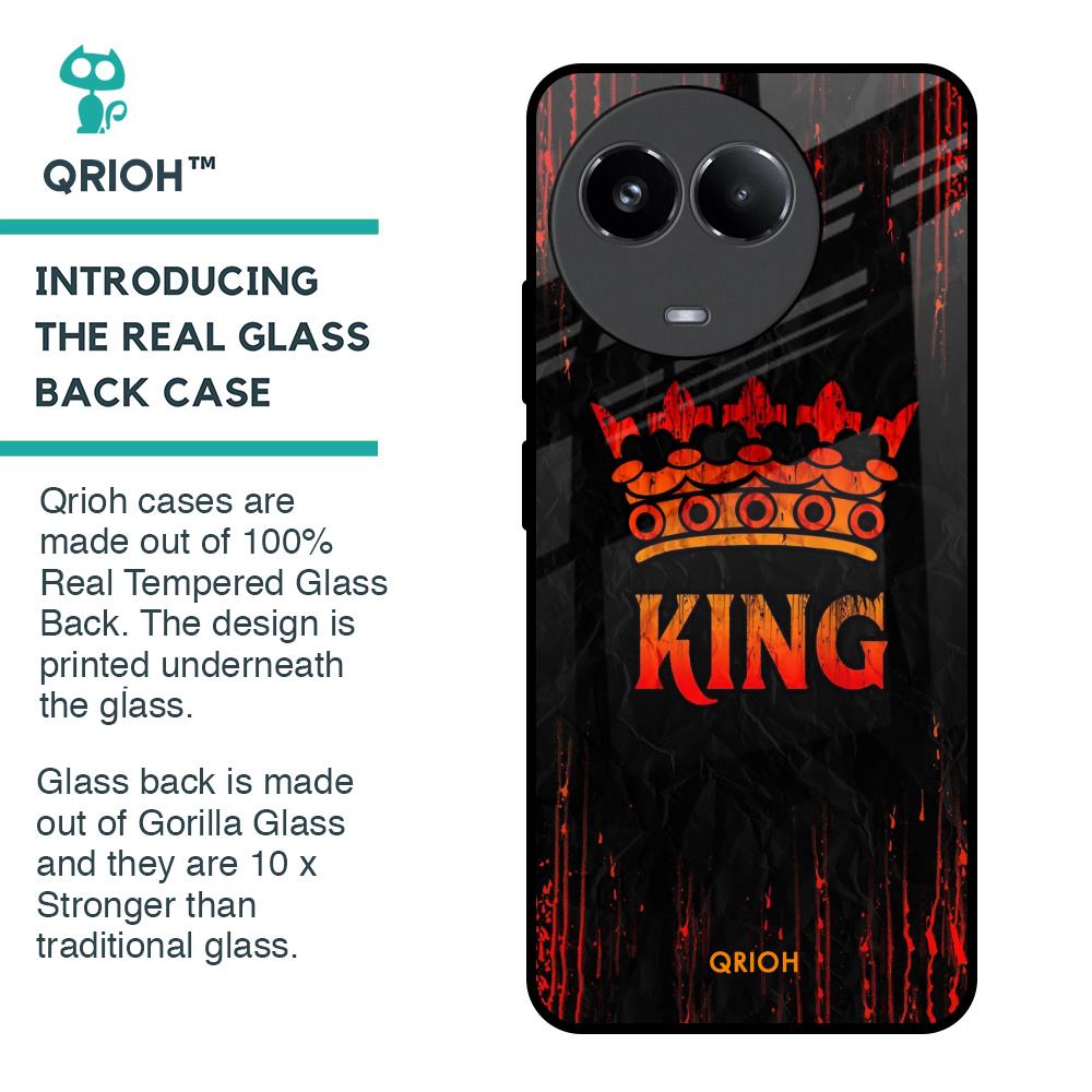 Royal King Glass Case for Realme 11x 5G