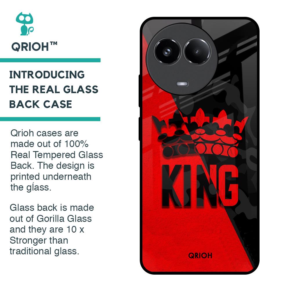 I Am A King Glass Case for Realme 11x 5G