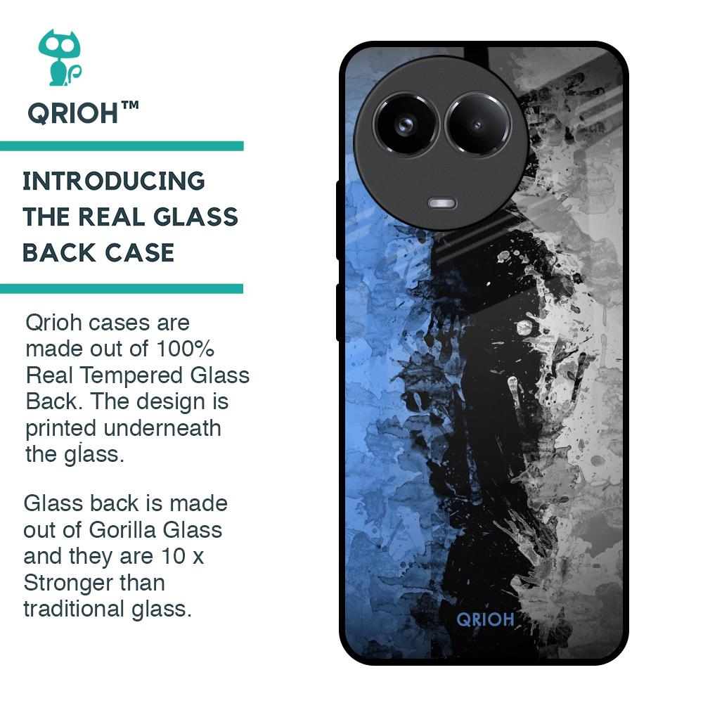 Dark Grunge Glass Case for Realme 11x 5G