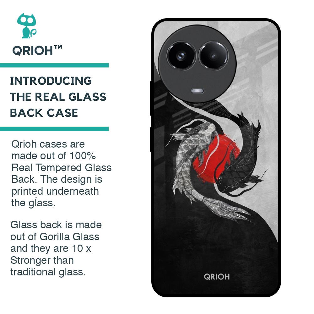 Japanese Art Glass Case for Realme 11x 5G
