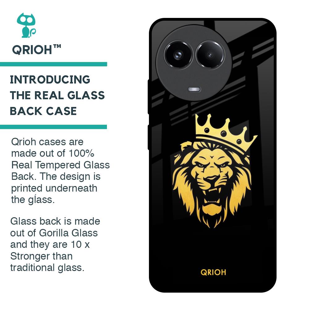 Lion The King Glass Case for Realme 11x 5G