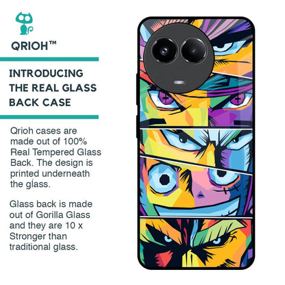 Anime Legends Glass Case for Realme 11x 5G