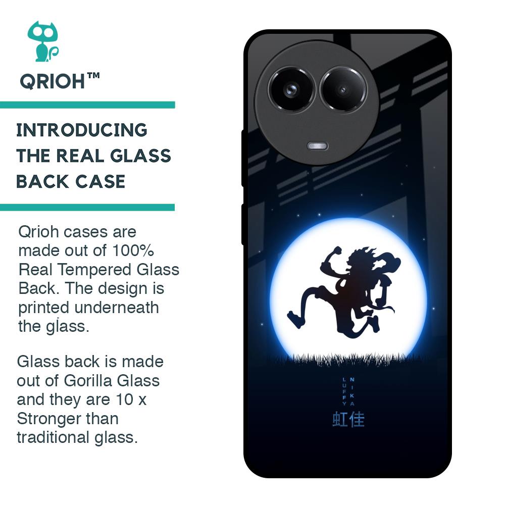 Luffy Nika Glass Case for Realme 11x 5G