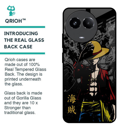 Dark Luffy Glass Case for Realme 11x 5G