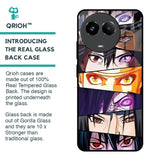 Anime Eyes Glass Case for Realme 11x 5G