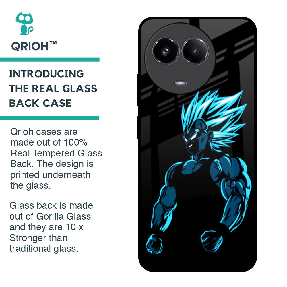 Pumped Up Anime Glass Case for Realme 11x 5G