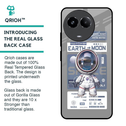 Space Flight Pass Glass Case for Realme 11x 5G