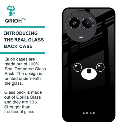 Cute Bear Glass Case for Realme 11x 5G