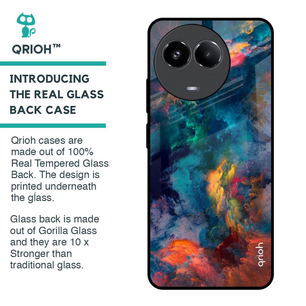 Cloudburst Glass Case for Realme 11x 5G