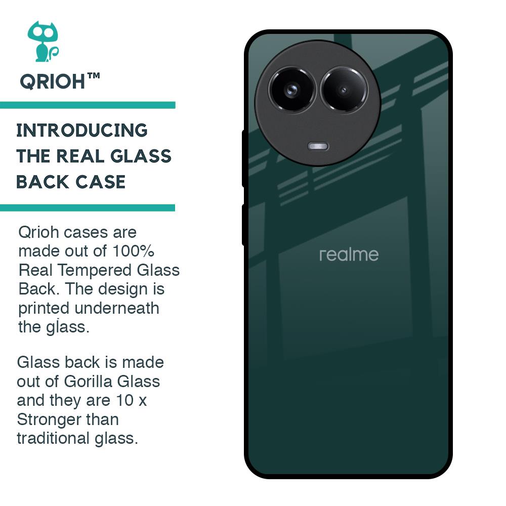 Olive Glass Case for Realme 11x 5G