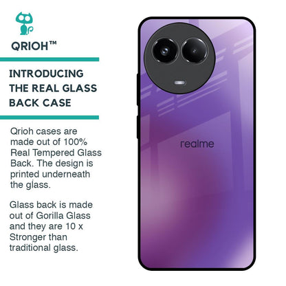 Ultraviolet Gradient Glass Case for Realme 11x 5G